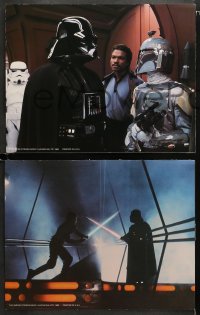 1f183 EMPIRE STRIKES BACK 8 color 11x14 stills 1980 George Lucas classic, complete set without slugs!