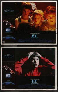 1f187 E.T. THE EXTRA TERRESTRIAL 8 LCs 1982 Steven Spielberg classic, Henry Thomas, Drew Barrymore!