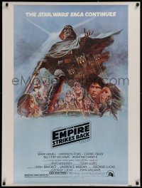 1g082 EMPIRE STRIKES BACK style B 30x40 1980 George Lucas sci-fi classic, cool artwork by Tom Jung!