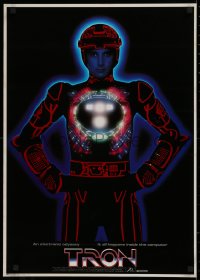 1g257 TRON Japanese 1982 Bruce Boxleitner in title role in red suit, all English design!