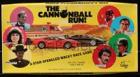 1h352 CANNONBALL RUN board game 1981 Burt Reynolds, Roger Moore and cast but no Farrah Fawcett!