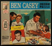 1h274 BEN CASEY jigsaw puzzle 1962 Vince Edwards in a big metropolitan hospital, includes portrait!