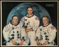 1h173 APOLLO 11 16x20 special poster 1969 Michael Collins, Neil Armstrong & Buzz Aldrin, Nasa moon landing!