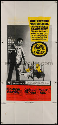 1j042 LOOK BACK IN ANGER South African 3sh 1959 Claire Bloom between Richard Burton & Mary Ure!