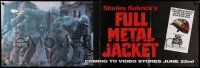 1j021 FULL METAL JACKET 20x60 video poster 1987 Stanley Kubrick Vietnam War movie, different image!