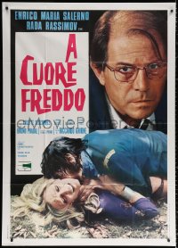 1j703 A CUORE FREDDO Italian 1p 1971 Enrico Maria Salerno, woman held down against her will!