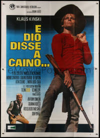 1j514 AND GOD SAID TO CAIN Italian 2p 1969 Klaus Kinski, Antonio Margheriti spaghetti western!
