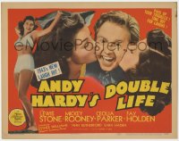1k010 ANDY HARDY'S DOUBLE LIFE TC 1942 Mickey Rooney kissed, sexiest full-length Esther Williams!