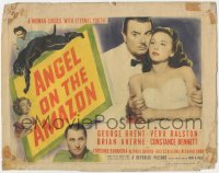 1k011 ANGEL ON THE AMAZON TC 1948 Vera Ralston is a woman cursed with eternal youth, George Brent!