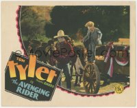 1k229 AVENGING RIDER LC 1928 Frankie Darro approaches Tom Tyler holding his mother Florence Allen!