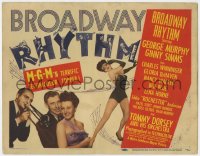 1k028 BROADWAY RHYTHM TC 1944 Tommy Dorsey, George Murphy, great Al Hirschfeld art in the title!
