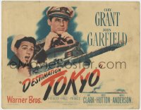 1k048 DESTINATION TOKYO TC 1943 Cary Grant w/binoculars & John Garfield at machine gun!