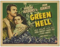 1k074 GREEN HELL TC 1940 Douglas Fairbanks Jr. & Joan Bennett in Africa, James Whale, ultra rare!