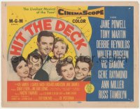 1k079 HIT THE DECK TC 1955 Debbie Reynolds, Jane Powell, Ann Miller & their male co-stars!