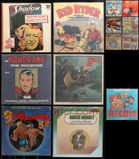 1m066 LOT OF 13 33 1/3 RPM RADIO SHOW RECORDS FROM PULPS AND COMICS RECORDS 1970s cool titles!