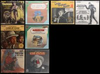 1m069 LOT OF 8 33 1/3 RPM RADIO SHOW RECORDS 1970s-1980s Tarzan, Charlie Chan, Annie & more!