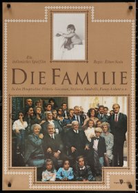 1p042 FAMILY East German 23x32 1989 great portrait of Vittorio Gassman & his entire family!