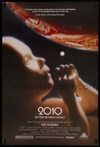 1r437 2010 1sh 1984 sequel to 2001: A Space Odyssey, full bleed image of the starchild & Jupiter!