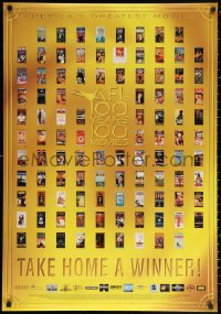 1r177 AFI'S 100 YEARS 100 MOVIES 27x39 video poster 1998 many images of classic movie posters!