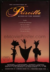 1r320 ADVENTURES OF PRISCILLA QUEEN OF THE DESERT 2-sided 17x25 special poster 1994 Stamp!