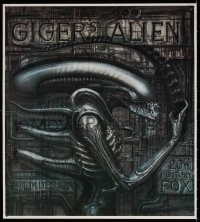 1r321 ALIEN 20x22 special poster 1990s Ridley Scott sci-fi classic, cool H.R. Giger art of monster!