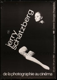 1r080 CENTRE GEORGES POMPIDOU 20x28 French museum/art exhibition 1982 Faye Dunaway by Schatzberg!
