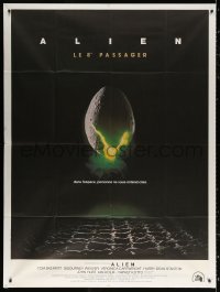 1s561 ALIEN French 1p 1979 Ridley Scott science fiction classic, cool hatching egg image!