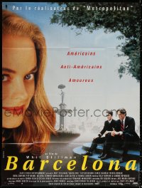 1s578 BARCELONA French 1p 1995 great image of Tushka Bergen & Thomas Gibson in Spain!