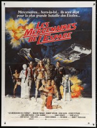 1s580 BATTLE BEYOND THE STARS French 1p 1980 Richard Thomas, Robert Vaughn, Gary Meyer sci-fi art!