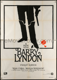 1s381 BARRY LYNDON Italian 2p 1976 Stanley Kubrick historical war melodrama, Bourduge art!