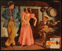 1s128 BANJO ON MY KNEE jumbo LC 1936 Buddy Ebsen & Barbara Stanwyck dancing to Brennan's banjo!