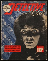 1s060 CERTIFIED DETECTIVE CASES magazine Nov 1940 plundering poet of death wore a cowhide shroud!