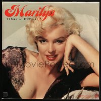 1s064 MARILYN MONROE calendar 1988 a different sexy image of her for each month, color cover!