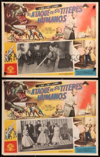 1s198 ATTACK OF THE PUPPET PEOPLE 3 Mexican LCs 1961 includes two great special effects scenes!