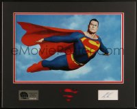 1s075 SUPERMAN signed #780/1050 16x20 matted art print 2001 by artist Alex Ross!