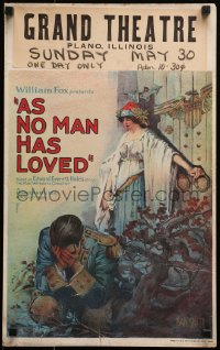 1s244 AS NO MAN HAS LOVED WC 1925 Dan Smith art of Pauline Starke, Man Without a Country, rare!