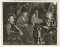 1t071 20th CENTURY candid 8x10 still 1934 Leila Roosevelt visiting Lombard & Hawks by Lippman!