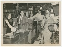 1t081 ADVENTURE 6x8 news photo 1945 Clark Gable, Greer Garson & Fleming's first day of shooting!