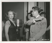 1t085 AFFAIR IN TRINIDAD 8.25x10 still 1952 Glenn Ford slapping sexy Rita Hayworth by Lippman!
