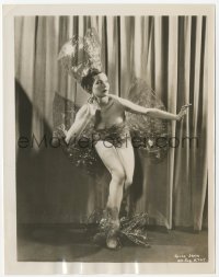 1t090 ALICE JANS 7.25x9 news photo 1933 all unwrapped in sexy cellophane flying costume!