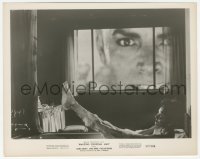 1t095 AMAZING COLOSSAL MAN 8x10.25 still 1957 monster peeking at bathing girl through window!