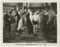 1t101 ANIMAL CRACKERS 8x10.25 still 1930 Groucho & Chico by zany Harpo Marx in his underwear!