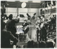 1t142 BEATLES 8x9.25 news photo 1960s John, Paul, George & Ringo rehearsing for TV spectacular!