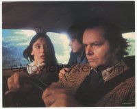 1t047 SHINING 8x10 mini LC 1980 Jack Nicholson & Shelley Duvall in car, Stanley Kubrick classic!
