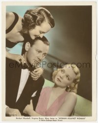 1t052 WOMAN AGAINST WOMAN color 8x10.25 still 1938 Herbert Marshall, Virginia Bruce & Mary Astor!