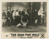 1t069 ZOMBIES OF MORA TAU English FOH LC 1957 undead men & dead girl on ground, The Dead That Walk!