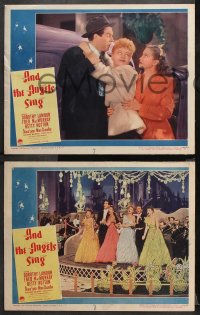 1w676 AND THE ANGELS SING 3 LCs 1944 Dorothy Lamour, Betty Hutton, Diana Lynn & Mimi Chandler!