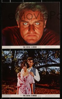 1x025 DEVIL'S BRIDE 8 color 8x10 stills 1968 Terence Fisher horror, Charles Gray!