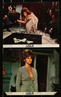 1x037 LADY IN CEMENT 8 color 8x10 stills 1968 Sinatra with a .45 & Raquel Welch with a 37-22-35!