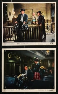 1x057 LAST TRAIN FROM GUN HILL 7 color 8x10 stills 1959 Kirk Douglas, Carolyn Jones, Sturges directs